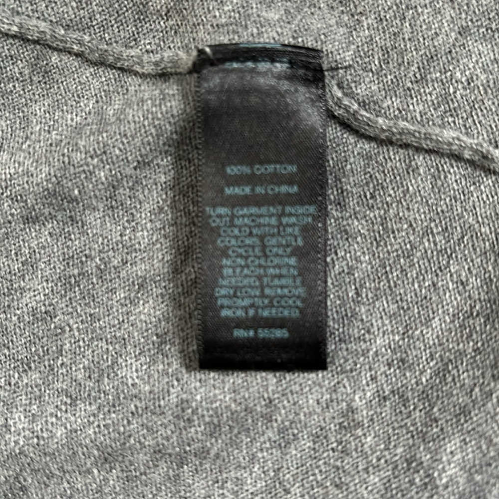 Express Gray Open Front Lightweight Cardigan Size… - image 5